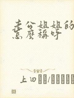 老公姐姐的丈夫怎么称呼