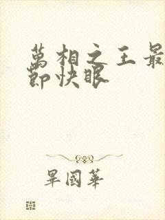 万相之王最新章节快眼