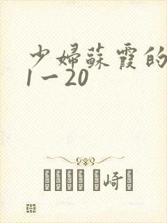 少妇苏霞的沉沦1一20封面