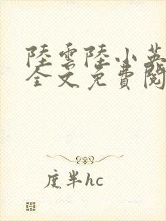 陆云陆小英小说全文免费阅读