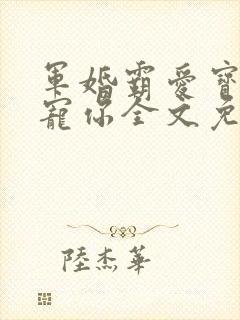 军婚霸爱宝贝我宠你全文免费阅读