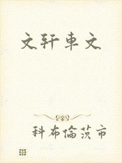 文轩车文封面