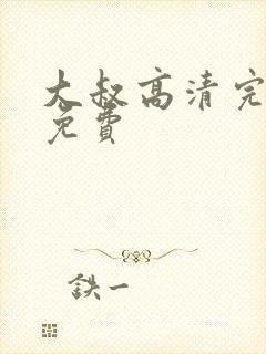 大叔高清完整版免费