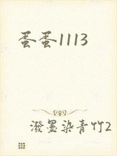 蛋蛋1113封面