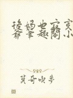 后妈也寂寞二少爷笔趣阁小说封面