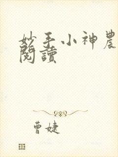 妙手小神农小说阅读
