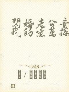 闪婚老公竟然是我的亿万总裁小说