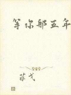 等你那五年