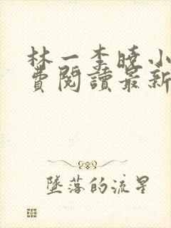林一李晓小说免费阅读最新章节列表