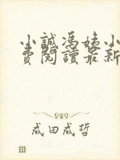 小诚冯姨小说免费阅读最新章节封面