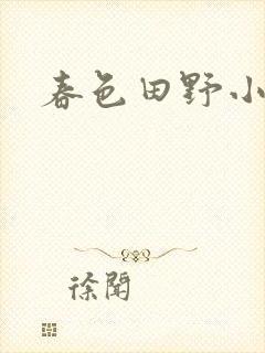 春色田野小说封面