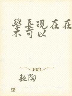 学长现在在上课不可以