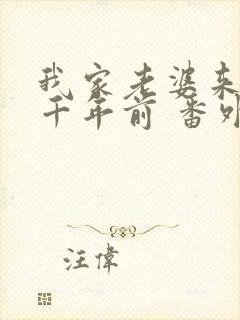 我家老婆来自一千年前 番外篇封面