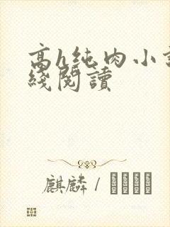 高h纯肉小说在线阅读