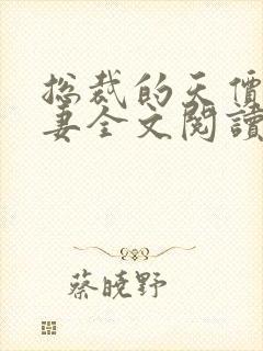 总裁的天价小逃妻全文阅读阅读封面