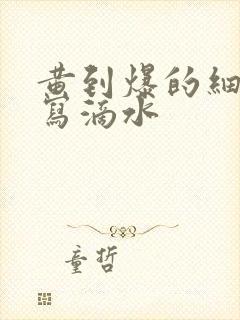 黄到爆的细节描写滴水封面
