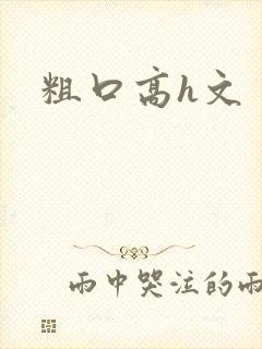 粗口高h文