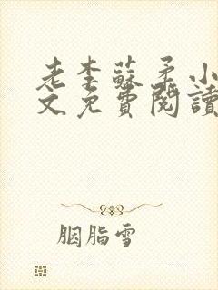 老李苏柔小说全文免费阅读