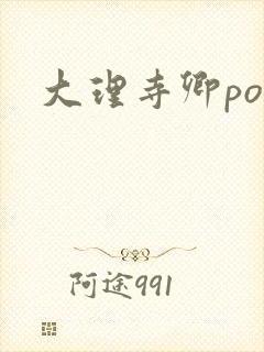 大理寺卿po封面