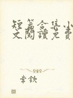 短篇合集小说全文阅读免费无弹窗