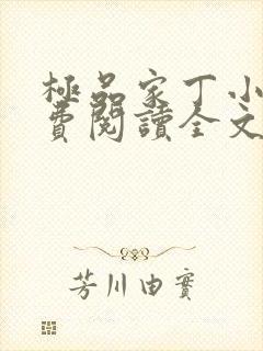 极品家丁小说免费阅读全文无删减