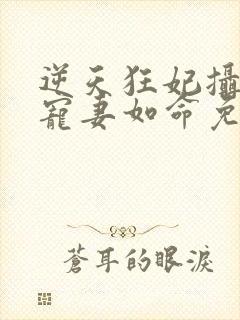 逆天狂妃摄政王宠妻如命免费阅读