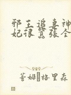 邪王追妻神医狂妃很嚣张全文免费