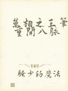 万相之王笔趣阁 重开八脉