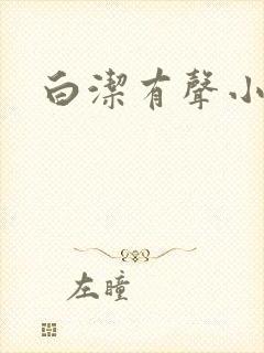 白洁有声小说封面