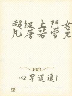 超级上门女婿叶凡唐若雪免费小说