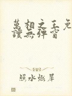 万相之王免费阅读无弹窗