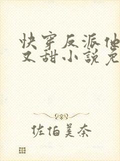 快穿反派他又软又甜小说免费阅读封面
