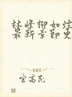 林峰柳如烟小说最新章节更新内容
