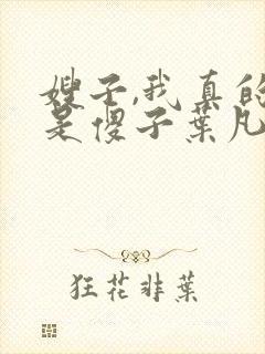 嫂子,我真的不是傻子叶凡免费阅读