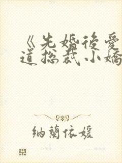 《先婚后爱:霸道总裁小娇妻》小说