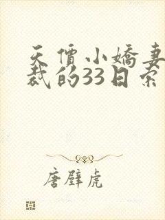 天价小娇妻,总裁的33日索情全文免费封面