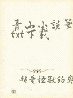 青山小说笔趣阁txt下载