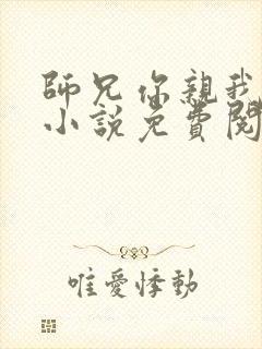 师兄你亲我一下小说免费阅读全文