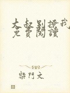 大叔别撩我小说免费阅读封面