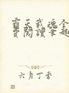 霸天武魂全文免费阅读笔趣阁