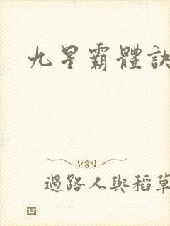 九星霸体诀小说