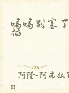 呜呜别塞了啊抽插