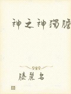 神之神独胆王
