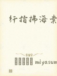 纤指拂海棠封面