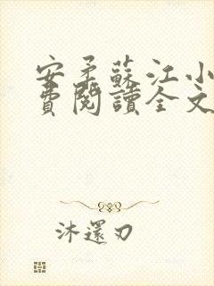 安柔苏江小说免费阅读全文最新章节封面