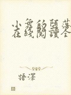 小舞的堕落小说在线阅读全文