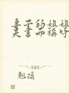 妻子的姐姐的丈夫书面称呼