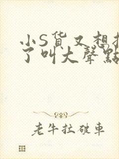 小S货又想挨C了叫大声点小封面