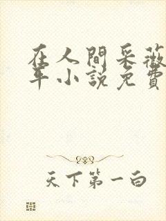 在人间采薇陆三平小说免费阅读