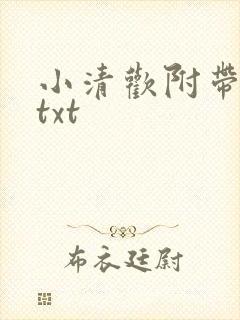 小清欢附带番外txt